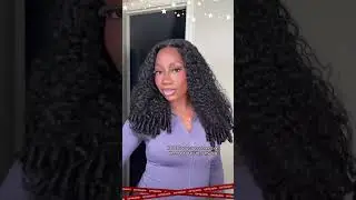 The most realistic curly wig💥Installed in just 3 seconds🥰 #unice #gluelesswig