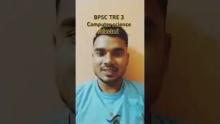 BPSC TRE 3 Selected l Computer Science 🖥️💻 l #BPSCTRE #TRE