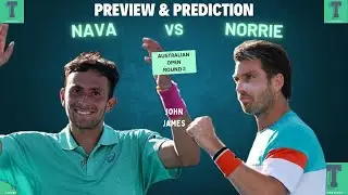 Cameron Norrie vs Emilio Nava | Australian Open 2026 Round 2 Preview & Prediction 🎾