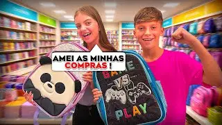 Fazendo As Compras Dos Meus Materiais Escolares !