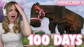 SAVING A CRAZY HORSE! -100 Days Rescuing Horses in Minecraft LIVE | Pinehaven