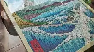 soft-touch silk feeling matt lamination jigsaw puzzle