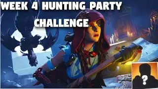 WEEK 4 HIDDEN BANNER! | HUNTING PARTY #4 LOADING SCREEN | Fortnite Battle Royale