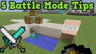 Minecraft 5 Battle Mode / Hunger Games Tips (Xbox 360 / PS3 / Wii U)