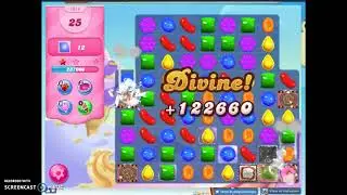 Candy Crush Level 1618 Audio Talkthrough, 2 Stars 0 Boosters