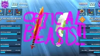THE CRITICAL BEASTS!!! - Fruit Ninja 2, Battling against GEODE