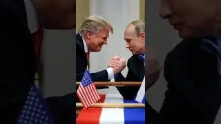 Trump & Putin's Wrestling #trending #funny #trumpvsputin #usa #funnyworldleaders #for #youtubeshorts