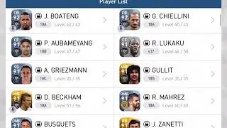 Pes 2018 Mobile | FULL LEGENDS TEAM