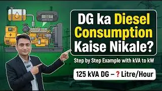 DG प्रति घंटे कितना डीजल खर्च करेगा? | dg fuel consumption per hour