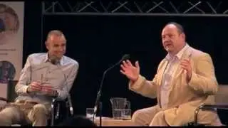 Cheltenham Science Festival - sleep research - Evan Davis and Prof. Russell Foster