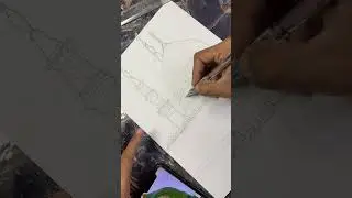 How to Draw Madina Sharif Drawing Outline #islamic #shorts #art #calligraphy #drawing #ytshorts
