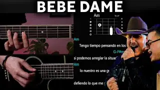 Bebe Dame - Grupo Frontera, Fuerza Regida Tutorial / DEMO | Acordes
