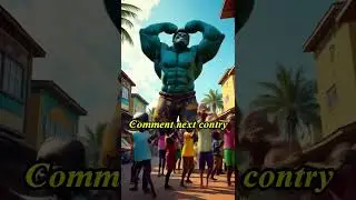 hulk dance in Africa #sirenheadhulk #shortsfeed #avengers #shortvideo #hulk #marvel #midjourney