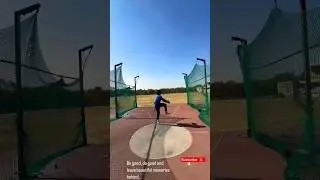 💥Discus throw 💪 Coach -Monty Dhankar 🇮🇳 #trackandfield 💫#athlete 🏃#motivation🔥 #viralshorts