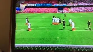 Bale Amazing Free kick For Wales against England ( 1-0 ) , Euro 2016