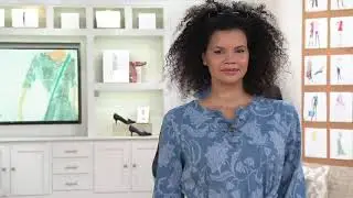 Isaac Mizrahi Live! TRUE DENIM Floral Printed Denim Dress on QVC