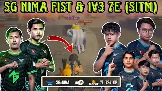 SG NIMA Fist & 1v3 Against 7E Esports (SITM) | SG vs 7E 4v4 Clash | Clash with kvn