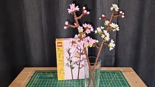 Lego The Botanical Collection 40725 - Cherry Blossoms - Speed Build - #lego #legocherryblossoms