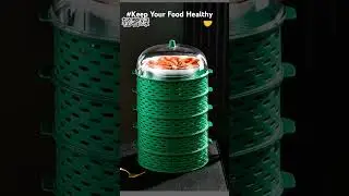 Food Covers 5 Layer Stackable Dustproof Leftovers Food Storage Box Container #shortsfeed #reels #yt