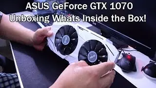 Asus GTX 1070 Dual 8GB GDDR5  White GPU!!!! Unboxing & Overview