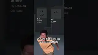 The Roblox faces are goinn offsale #roblox #robloxmemes #robloxshorts #robloxgames #robloxshort