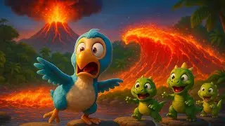 🦤 Dodo in Dinosaur World &ndash; Episode 3 | The Lava Escape! 🌋🔥