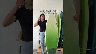 make a mini surfboard with me