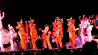 Disney's * CELEBRATE THE SEASON * Christmas Castle Show 2014 - Magic Kingdom Walt Disney World