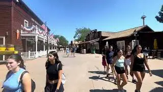 strolling at Portaventura Salou, family vacation