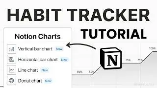 Notion Habit Tracker Tutorial I Free Template in Description