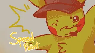 detective pikachu speedpaint