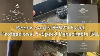 Review Andis 68520 Excel Professional 5-Speed Detachable Blade Clipper Kit - Animal/Dog Grooming, Ro