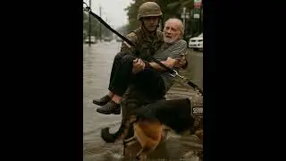 True Heroes in the Storm: Soldier, Survivor & Service Dog Brave the Flood