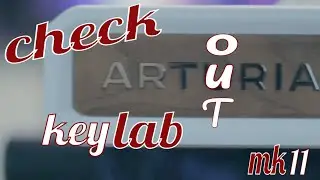 Unboxing the Arturia Keylab 61 Mk2 and sound check.