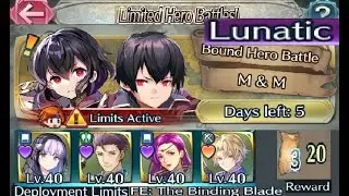 The battle with Limited unit : Vs.Fallen! Morgan & Morgan  - Lunatic (with F2P units, SI and seals)