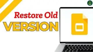 Как восстановить предыдущие версии в Google Slides?