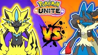 Pokemon unite !! ( Zeraora vs Lucario) who will win 🤯