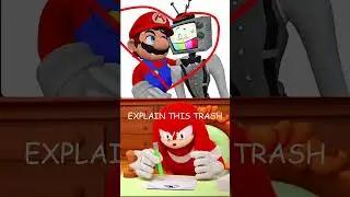 Knuckles approving SMG4 Ships