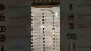 Adinkra symbols and their meaning #ghana #adinkra #adinkrasymbol #kumasi #adinkravillage