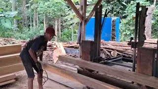 A long calculated wood splitting process for maximum results 
