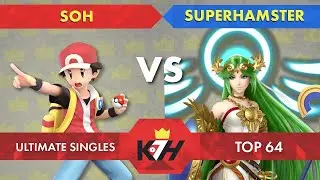 Top 64 - soh (Pokemon Trainer) vs ACRO|SuperHamster (Palutena) - Kings of Hali 7