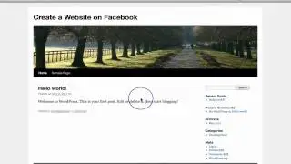 Create a Website on Facebook Part 6 - Installing our FREE Wordpress Theme
