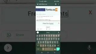 free fire fonts style