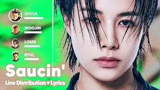 LNGSHOT - Saucin' (Line Distribution + Lyrics Karaoke) PATREON REQUESTED