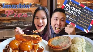 Eating Traditional English Pie & Mash 🥧 at Goddards | London Yum Yum Adventure