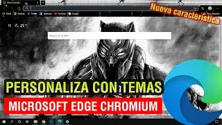 Cómo personalizar Microsoft Edge Chromium con Temas
