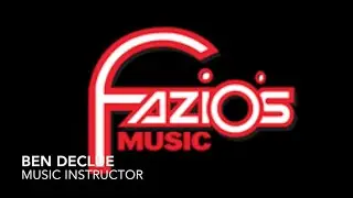 FAZIO'S FRETS MUSIC - BEN DECLUE VIDEO