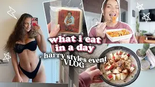 what i eat in a day + HARRY STYLES EVENT!!! packing for nashville, life update vlog 🤠