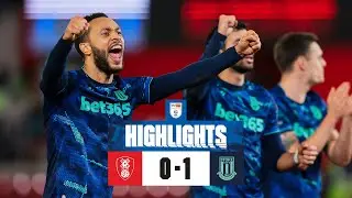 Free-kick PERFECTION from Baker! 😍 | Rotherham United 0-1 Stoke City | Highlights