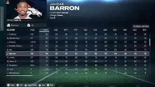 Madden 26 Denver Broncos Overall Player Ratings